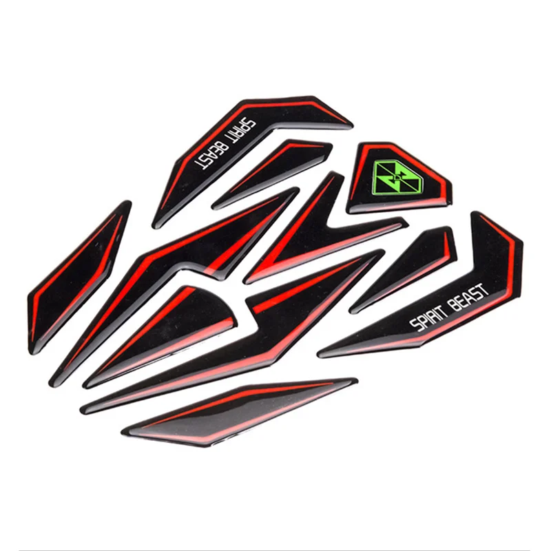 

Motorcycle Sticker Reflective 3D Rubber Pad Oil Gas Fuel Tank Protector Pad Cover Waterproof Decoration Decals for Honda Yamaha