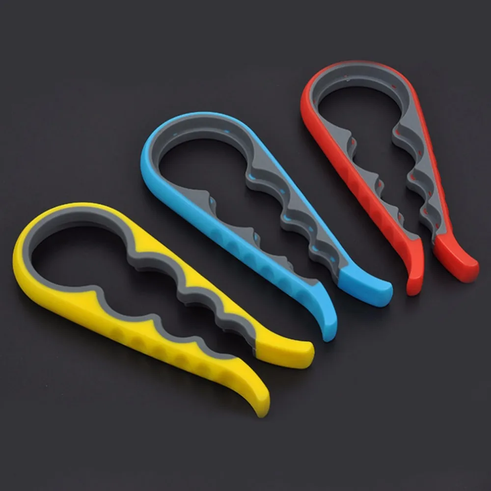 

New 4 in 1 Creative Multi Function Bottle Opener Gourd-shaped Can Opener Corkscrew Cap Jar Bottle Accessories Kitchen Tool