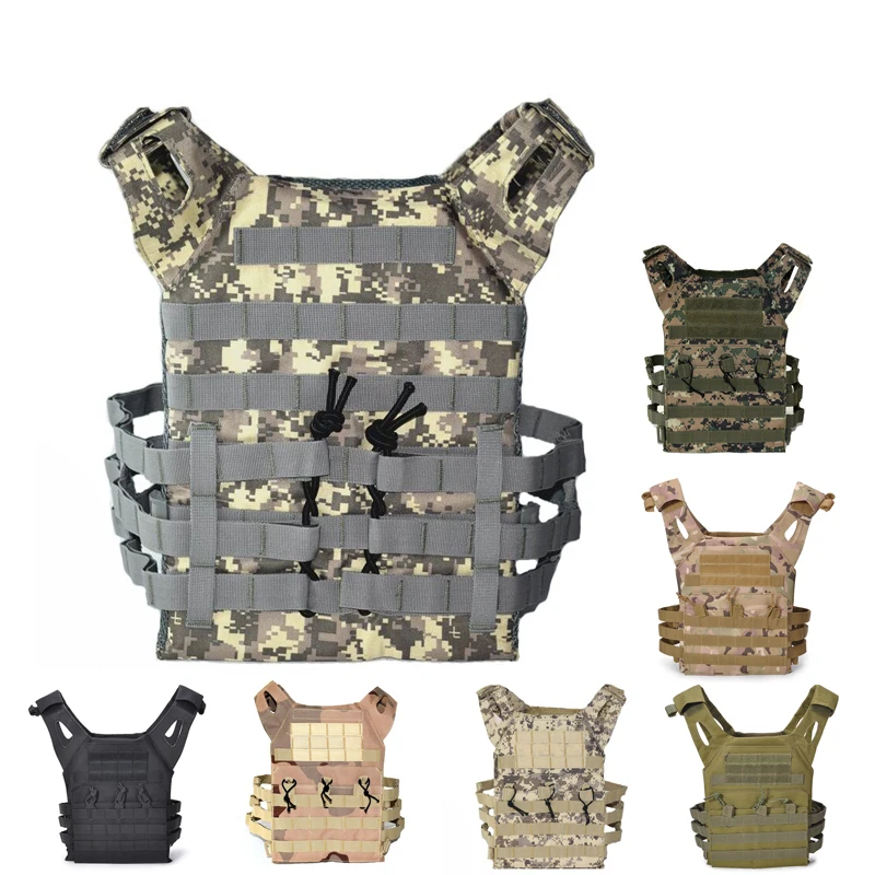 

High Quality Nylon Army Tactical Vests Military Airsoft Shooting Molle Vest Protective Safety Outdoor Hunting Vest