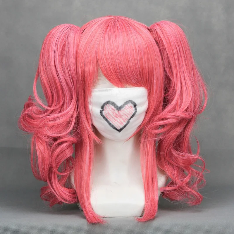 

Vocaloid/teto 40cm chip on synthetic wave long cosplay anime wig hair,Stock.Free shipping