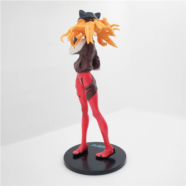 Haocaitoy Фигурки игрушки Asuka Langley Soryu спортивная одежда Аниме фигурки Evangelion Куклы Игрушки для коллекционирования подарок 23 см