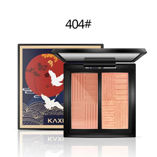 DH1607A4 Forbidden City style двухцветные румяна Водонепроницаемые Яркие цвета кожи долговечные Румяна прессованная пудра - Цвет: DH1607A4