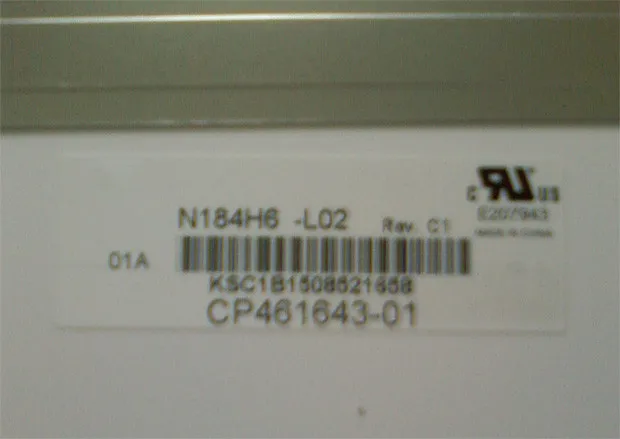 

N184H6 N184H6-L02 N184HGE N184HGE-L21 18.4 inch laptop LCD screen LED 1920*1080 Display matrix