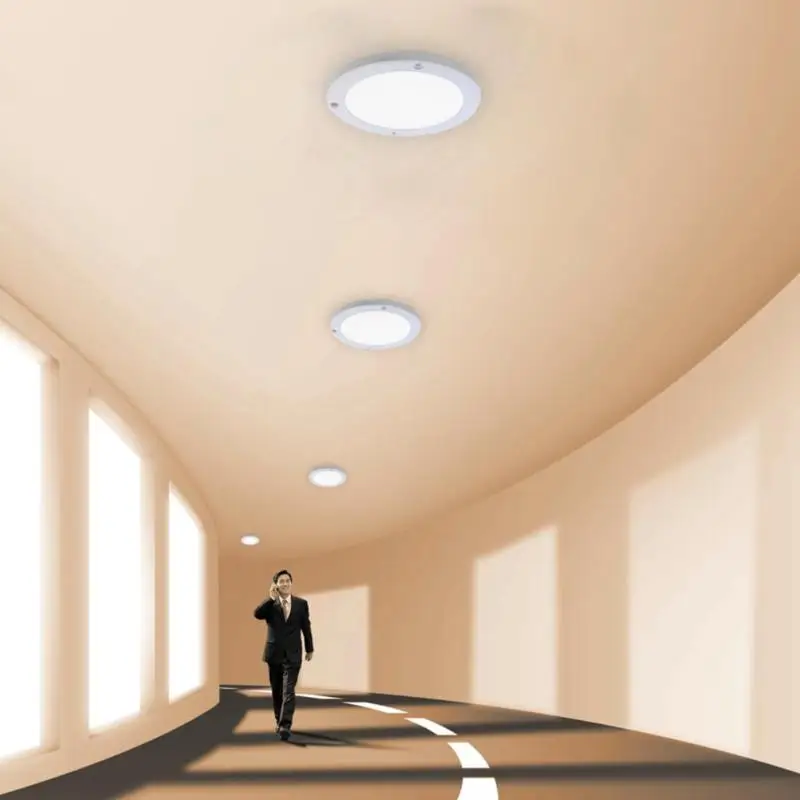 

LED luminaria Panel Light Round PIR Motion Sensor Downlight Mounted Ceiling light Recessed Light Down Lamp Security light