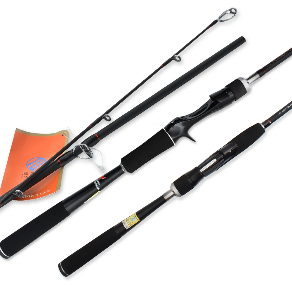 

Carbon Spinning Rod 2.1m Ultralight Fishing Rod pole Baitcasting Lure Rod 2 Sections Casting Rod