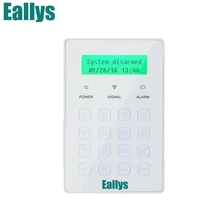 Беспроводной сенсорная клавиатура для PSTN GSM домашняя индивидуальная сигнализация дома Системы 433 МГц Беспроводная клавиатура на пароле Системы