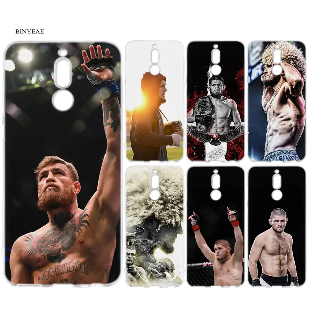 

Eagle Khabib Nurmagomedov Pattern Case for Huawei Mate 10 20 P10 P20 P30 Honor 9 10 Lite Pro P Smart 2019 Anti-knock Cover