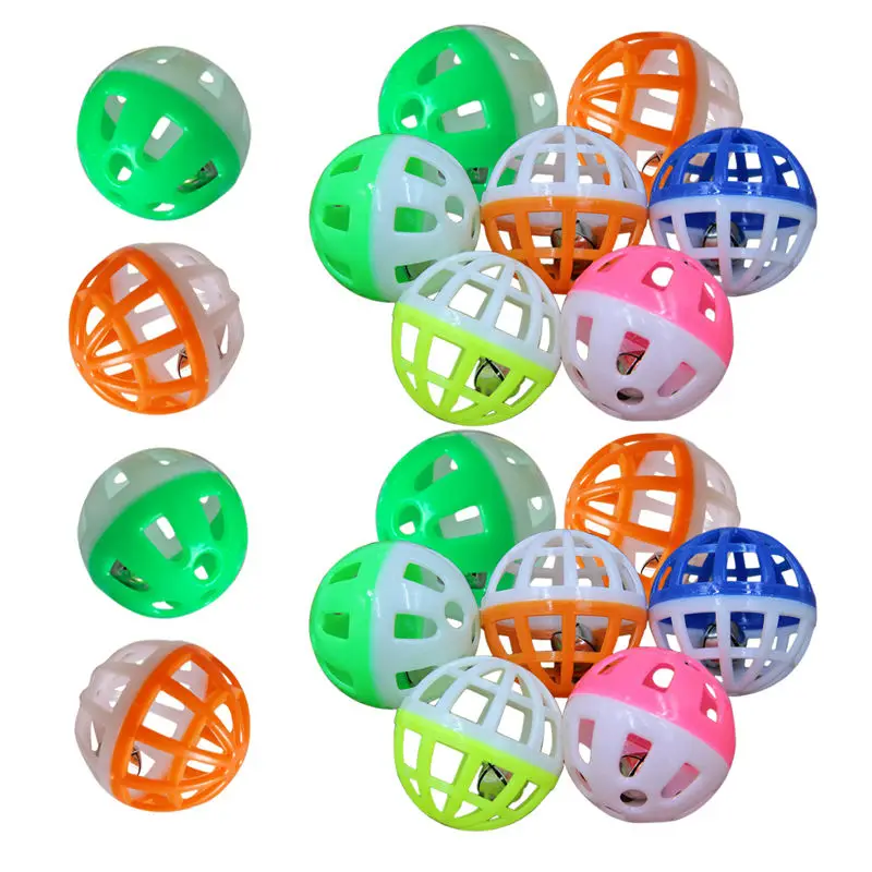 plastic cat balls