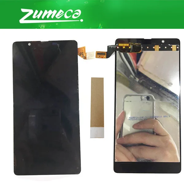 ЖК дисплей и дигитайзер сенсорного экрана для Nokia Lumia 540 N540 черного цвета с лентой 5