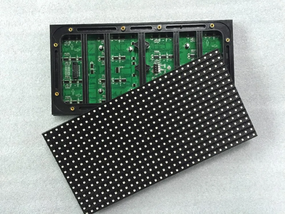 P10 SMD наружный полноцветный модуль 320*160 мм цветная (RGB) 32x16dots 1/4 сканирования Светодиодный дисплей для экранная панель на светодиодах