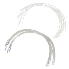 Набор из 12 пар женский купальник из нержавеющей стали для девочек DIY бюстгальтер ручной работы аксессуары на косточках Замена для чашки D E