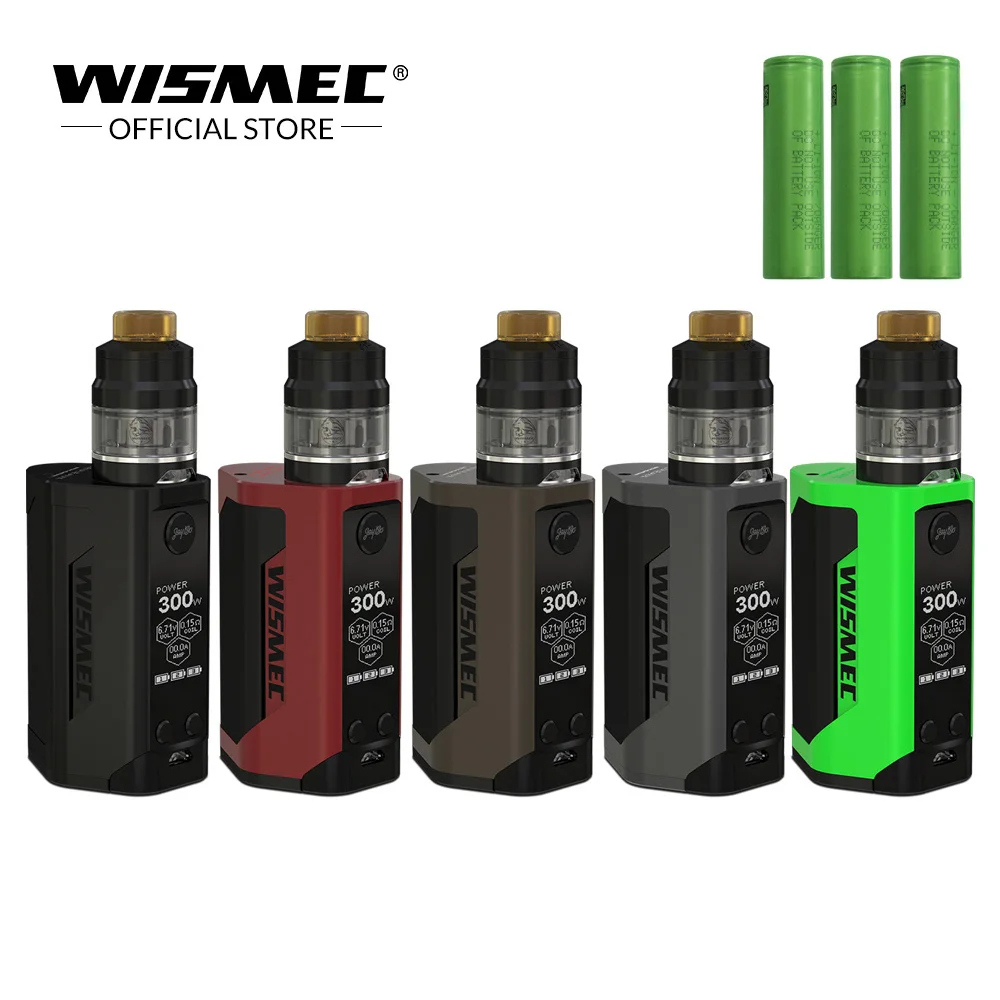 [Official Store]Original Wismec Reuleaux RX GEN3 with GNOME Tank 2ml/4ml Max Output 300W Electronic cigarette with 18650 battery