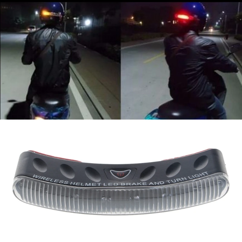 

Universal 8 LED Motorcycle 2.4G Wireless Helmet Turn Signal Warning Racer Light