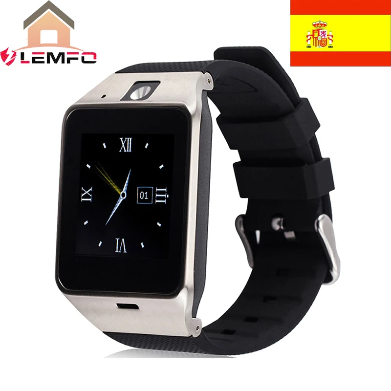Spain Mall Popular Smartwatch GV18 Bluetooth Pedometer Wearable Device With SIM Card Mobile GSM Android
