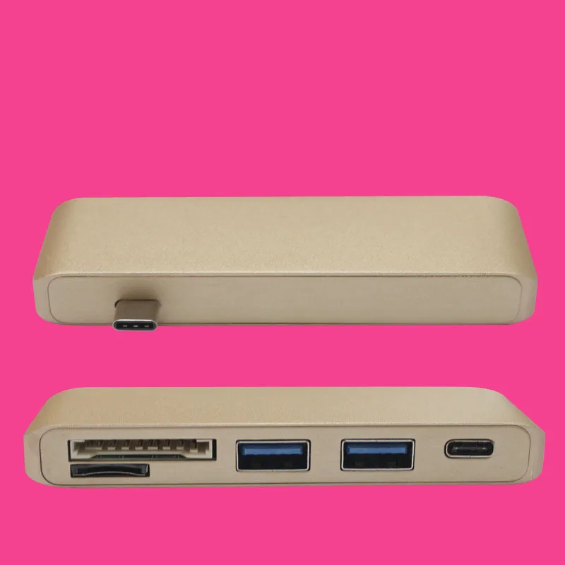 5 в 1 многофункциональный концентратор USB 3 на 0 + устройство для чтения карт |