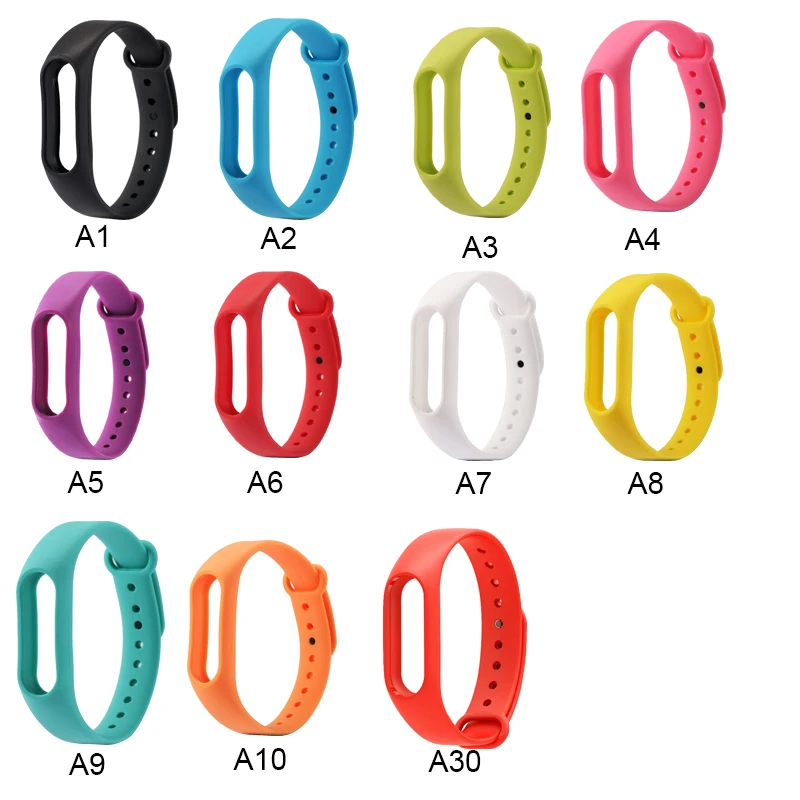 1 шт. силиконовый цветной ремешок BUMVOR для браслета Xiaomi mi Band 2 аксессуары 2|Ремешки