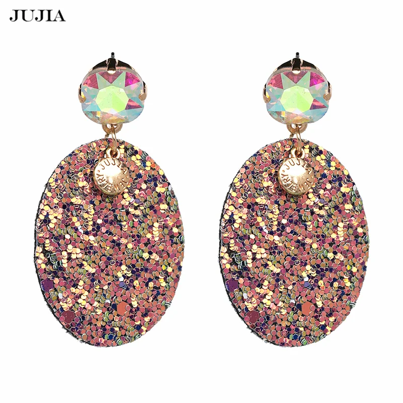 

JUJIA Bridal Long Earrings Wedding Charm Crystal Drop Earring Luxury Earrings Vintage High Quality Jewelry