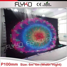 Китайский рынок электронных СВЕТОДИОДНЫХ экранных светодиодных сценических видеозанавес