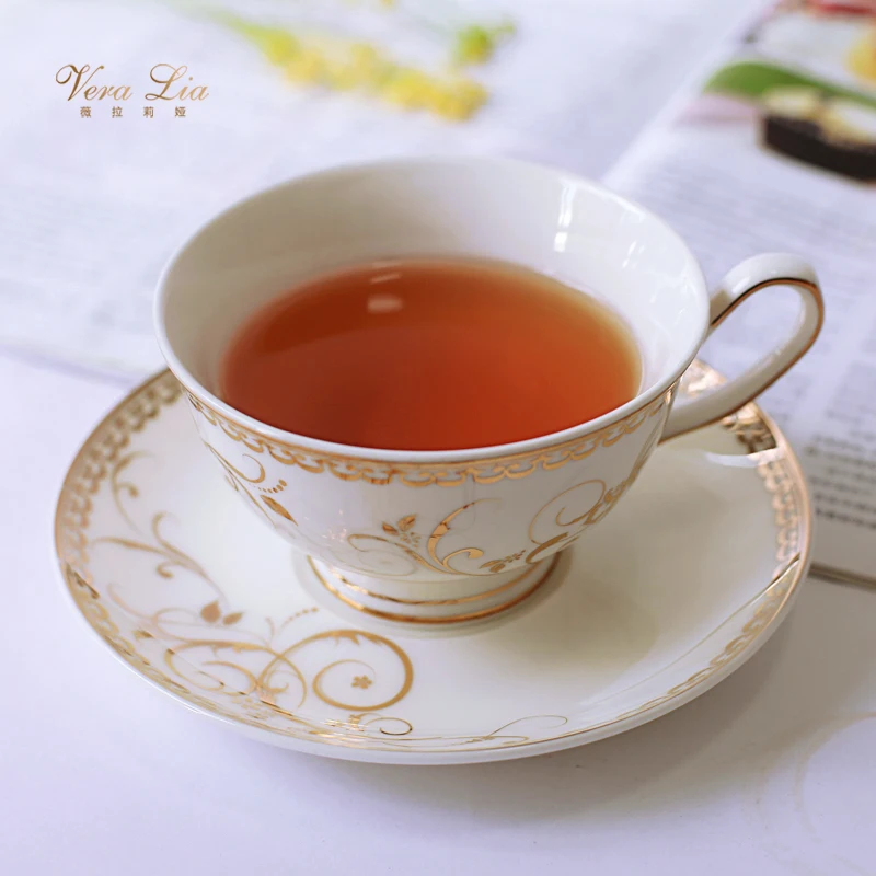 Fashion coffee cup set brief english afternoon tea cup