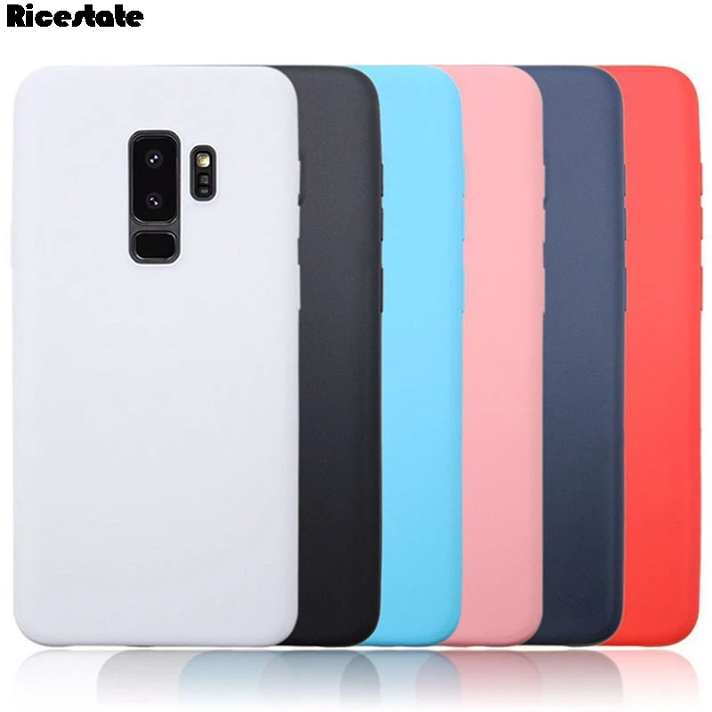 Ультратонкий матовый чехол из ТПУ для Samsung Galaxy S7 Edge S8 S9 S10 Plus Note 8 9 J4 J6 J8 A6 A8 2018