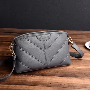 

Summer Fashion Patchwork Shoulder CrossBody Bags Women's Genuine Leather Handbags Ladies Messenger Bag Casual Women Bags