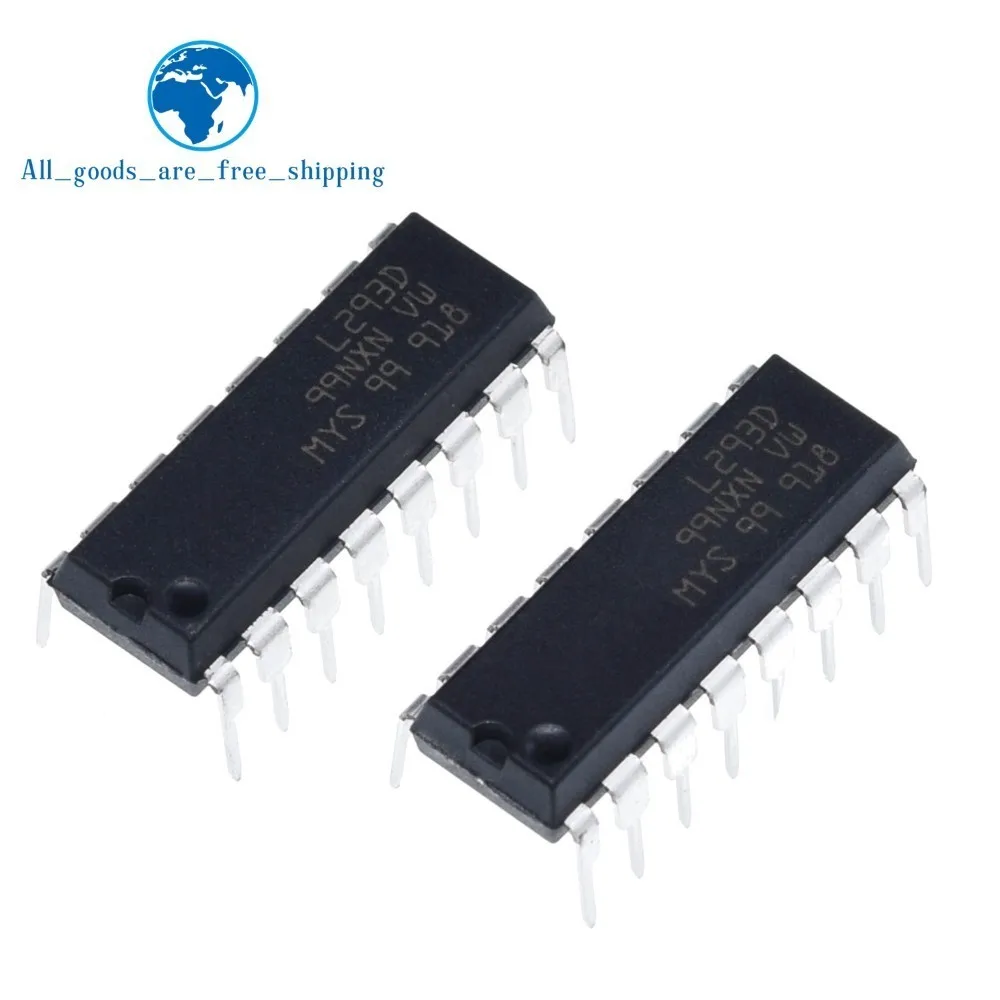 Шаговый Драйвер чипа IC L293D L293 293 DIP 16 10 шт. новинка 100%|ic l293d|ic chipic driver |