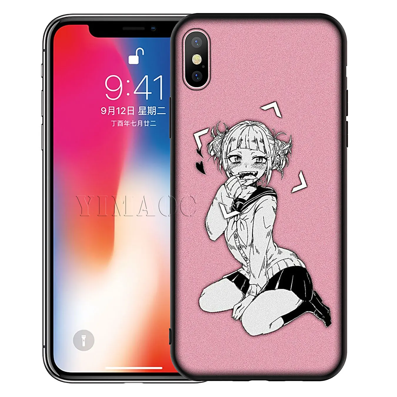 YIMAOC Аниме Манга Девушка ahegaoo Мягкий силиконовый чехол для телефона iPhone XR X XS Max 6 6S 7