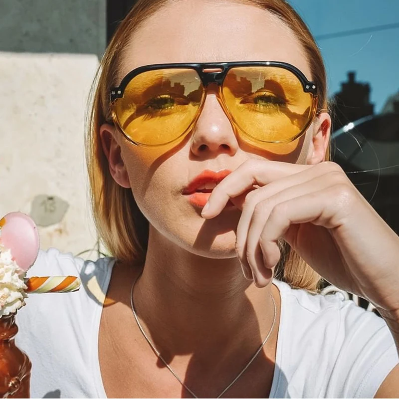 

mimiyou 2018 New Brand Round Women Sunglasses Punk Transparent Luxury Vintage Fashion Eyeglasses Lady Sun Glasses Shades oculos