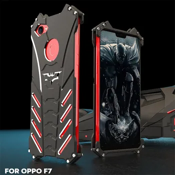 

OPPO F7 Case Origina R-JUST Luxury Space Aluminium Metal Cases For OPPO F7 6.28" Mobile Phone Cover Coque