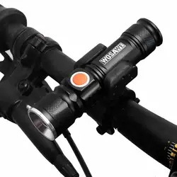 Водонепроницаемый T6 велосипед факел USB Перезаряжаемые длинный выстрел велосипед спереди лампы телескопическая цикл фар супер яркий Лампа