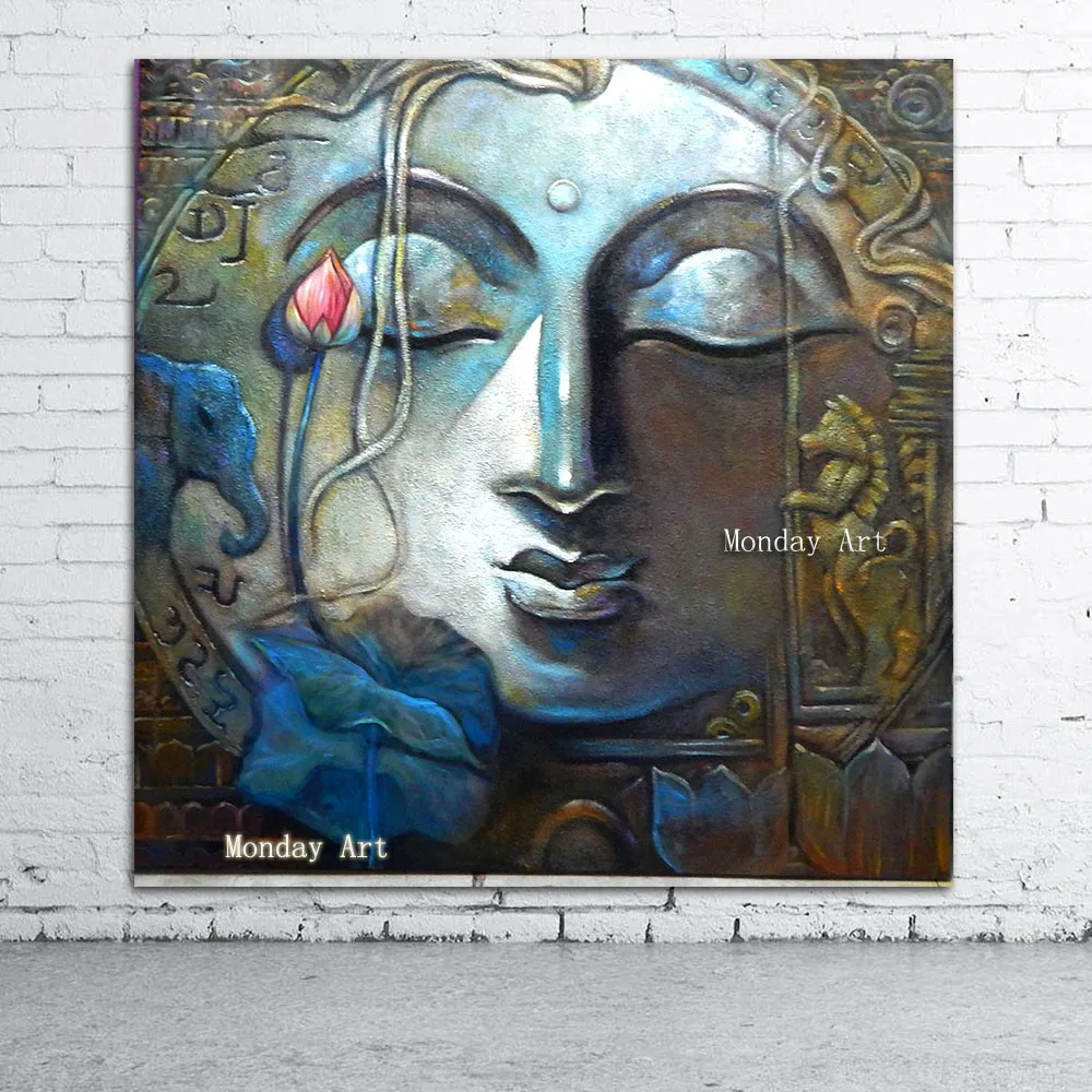 88 Buddha Painting Canvas Art Home Decor Wall Art Oil Painting Wall Picture Living Room Large Posters Modern Print no Frame