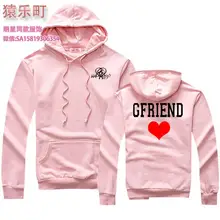KPOP gfriend концерт же «любящее сердце» печати толстовки для девочек женские флисовый пуловер Кофты на осень