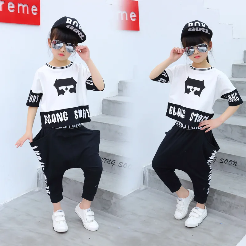 Children's Jazz Dance Performance Clothing Girls Street Dance Clothes