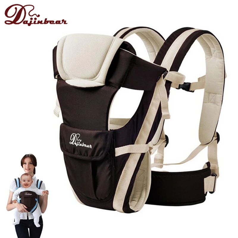 

Dajinbear Baby Backpack Carrier Ergonomic Baby Sling Breathable 4 Positions Front Facing Kangaroo Horizontal Infant Wrap
