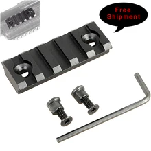 Airsoft Hunting 55mm Picatinny Weaver Rail 2″ 5 Slot Aluminum Keymod Scope Mount Airsoft Rifle Scope Mount Shotgun Accessories