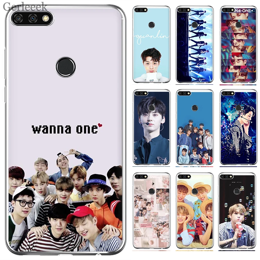 

Phone Case Cover Wanna One For Huawei Honor 6A 7A 7C 7X 8X 8 9 10 Lite Play Soft TPU Cases