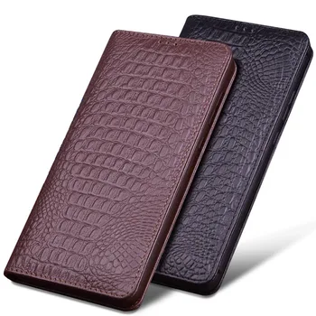 

For Oneplus 6T case Genuine leather for One plus 6T case cover Silicone tpu For luxury back case 6.41 inch
