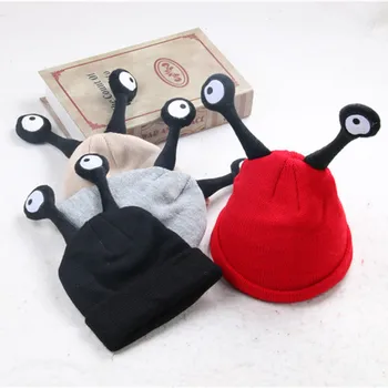 

1-8 Year Baby Hat Super Cute Two Insect Antennae Cartoon Knitted Children Hat