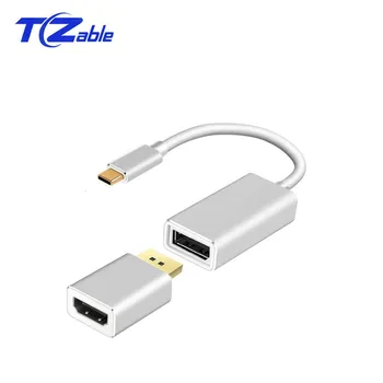 

USB TYPE-C To DP HDMI Adapter USB3.1 To DP HDMI 3-In-1 Cable Video Adapter Conversion Cable For TV Personal Computer Phones Line