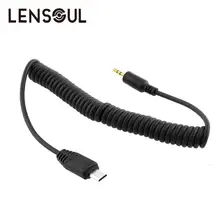 Lensoul 2.5mm-S2 кабель затвора Пульт дистанционного управления Управление Соединительный шнур для sony A7 A7R NEX-3NL A6000 A58 HX300 RX100N цифровой Камера