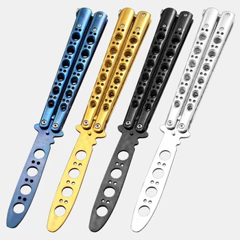 

CS GO Game Karambit Knife Practice Folding Knife Dull Blade Butterfly Trainer Game Knife