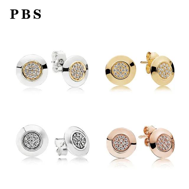 

PBS 100%925 sterling silver Original Copy High Quality 1:1 Ear Stud Logo Gift Preferred Free Package Manufacturers Wholesale