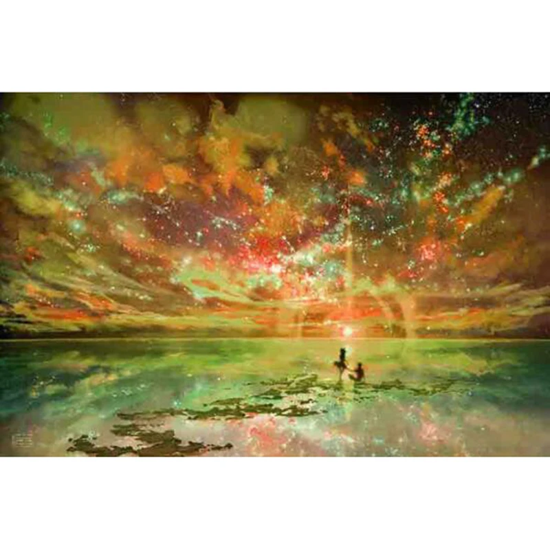 5D DIY Full Diamond Painting Mosaic the sky Rhinestone Embroidery Cross Stitch home decor CC027 | Дом и сад