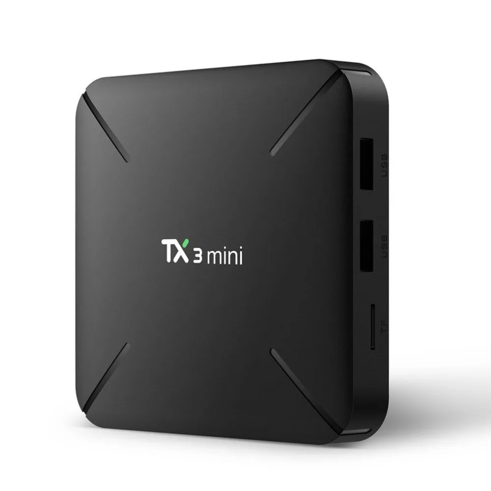 TX3 Mini L Android 7,1 Smart tv BOX S905W 4K HD телеприставка 1 ГБ/2 ГБ 8 ГБ/16 ГБ телеприставка медиаплеер с гарнитурой drop