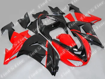 

red black for Kawasaki NINJA ZX-10R 06-07 ZX10R 2006-2007 ZX 10R 06 07 2006 2007 ABS fairing kit
