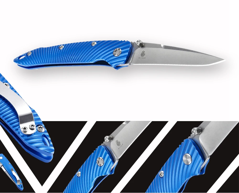 Складной нож Kizer, карманный нож, высокое качество, нож для выживания, s35vn, стальное лезвие с алюминиевой ручкой, инструменты для охоты и кемпинга