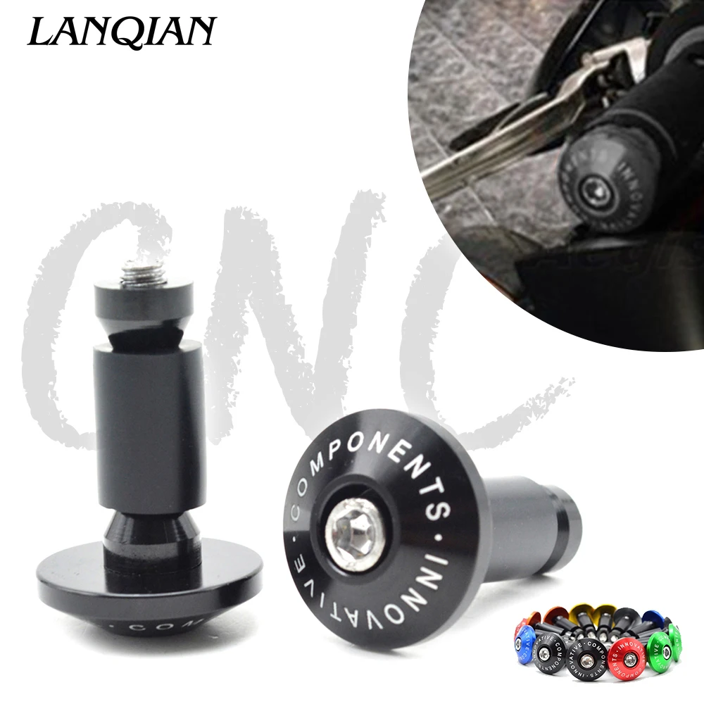 

7/8''22 mm CNC motorcycle handlebar cap motocross handle bar grips ends For SUZUKI GSF Bandit 650 650S 1000 1200 1250 SV650