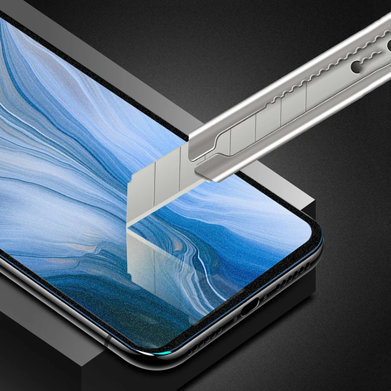 Защитное стекло Exunton закаленное с полным покрытием для OPPO Reno 10x Zoom|Защитные стёкла
