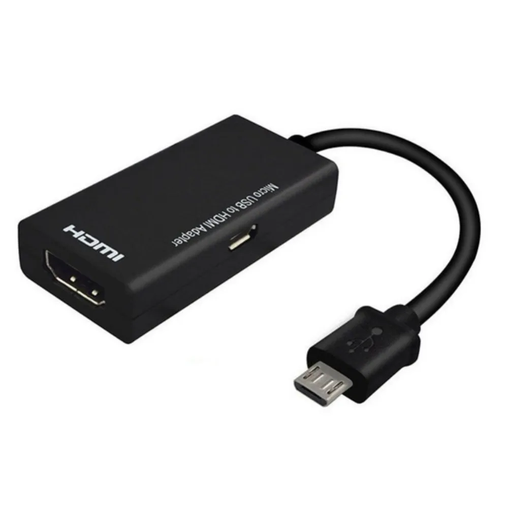 Популярный MHL Micro USB в HDMI Женский адаптер для конвертер ТВ монитора 1080P HD аудио