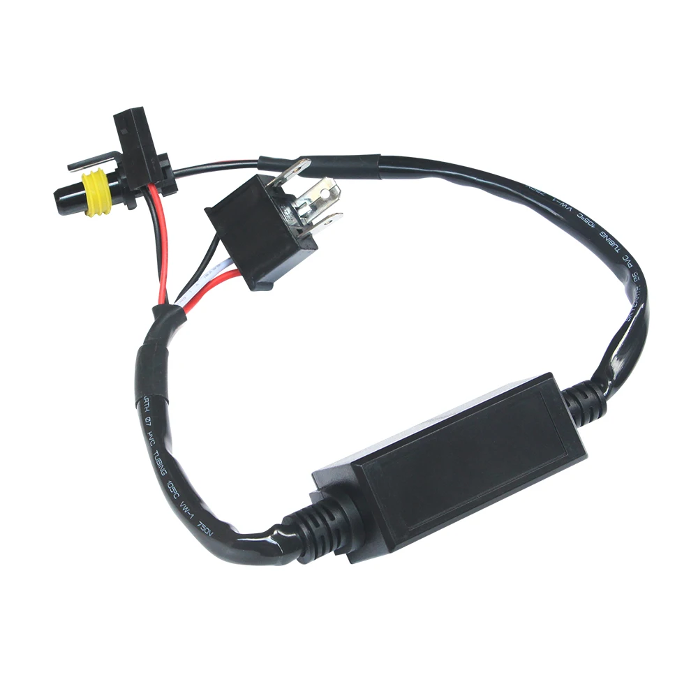 H4 9003 Bi Xenon релейный жгут проводов кабель для 35 Вт 55 Hi/Lo HID лампы фары проводки